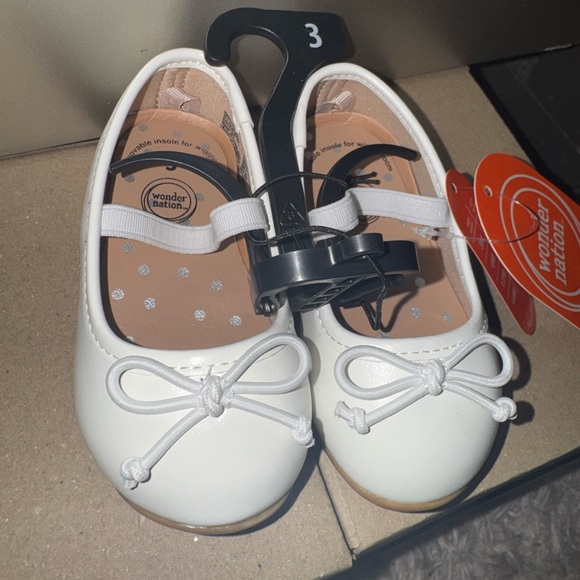 💥BULK OF 6💥White Baby Ballet Shoes - Picture 2 of 4